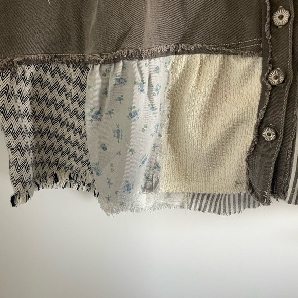 NWOT Pol Patchwork Jacket Size L - Picture 5 of 6